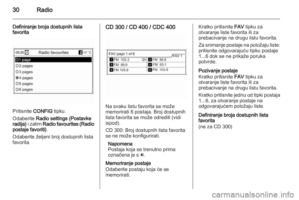 OPEL INSIGNIA 2010.5  Priručnik za Infotainment (in Croatian) 