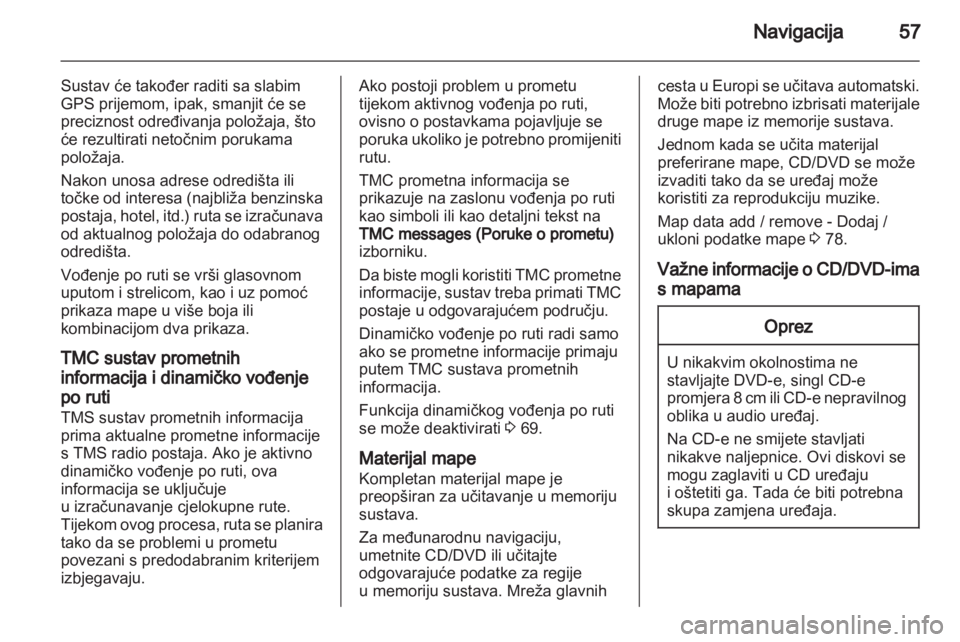 OPEL INSIGNIA 2010.5  Priručnik za Infotainment (in Croatian) 