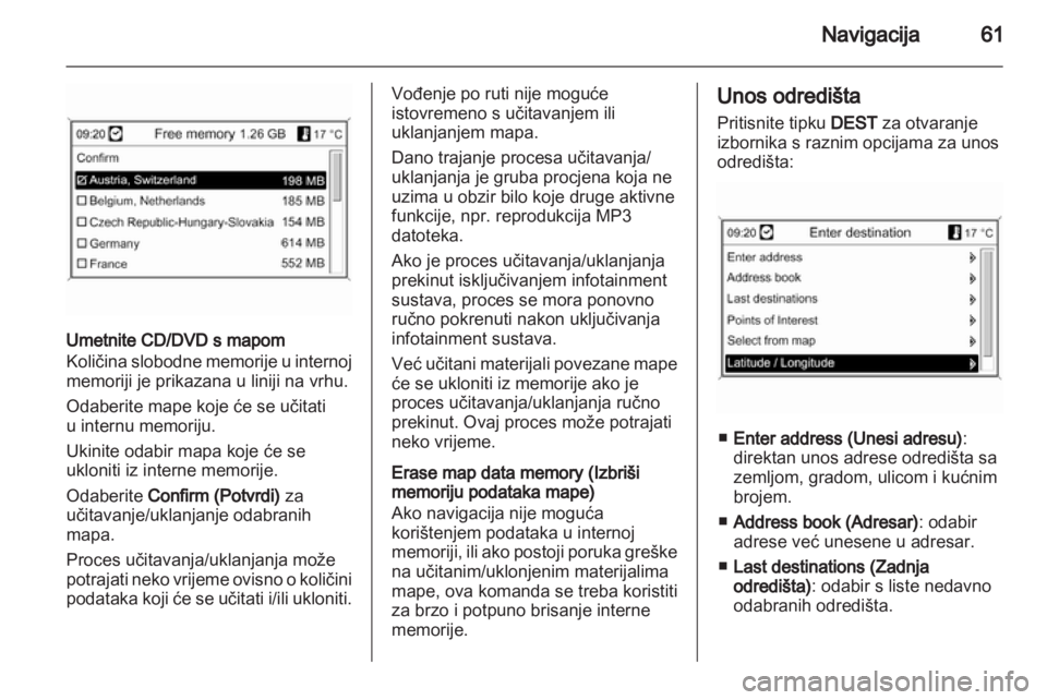 OPEL INSIGNIA 2010.5  Priručnik za Infotainment (in Croatian) 