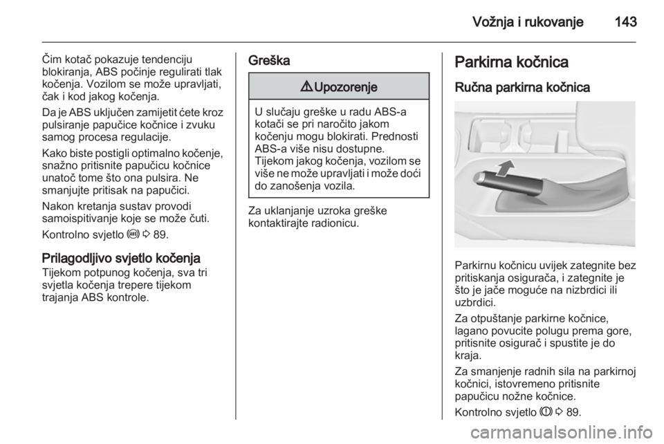 OPEL INSIGNIA 2011  Priručnik za vlasnika (in Croatian) 