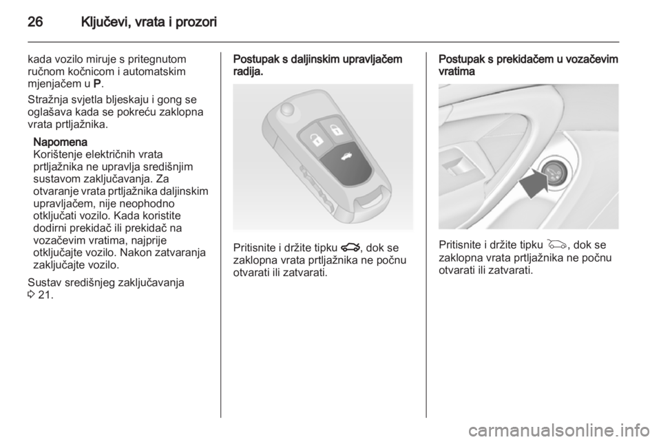 OPEL INSIGNIA 2011  Priručnik za vlasnika (in Croatian) 