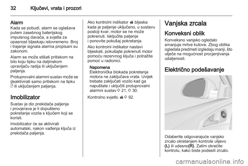 OPEL INSIGNIA 2011  Priručnik za vlasnika (in Croatian) 