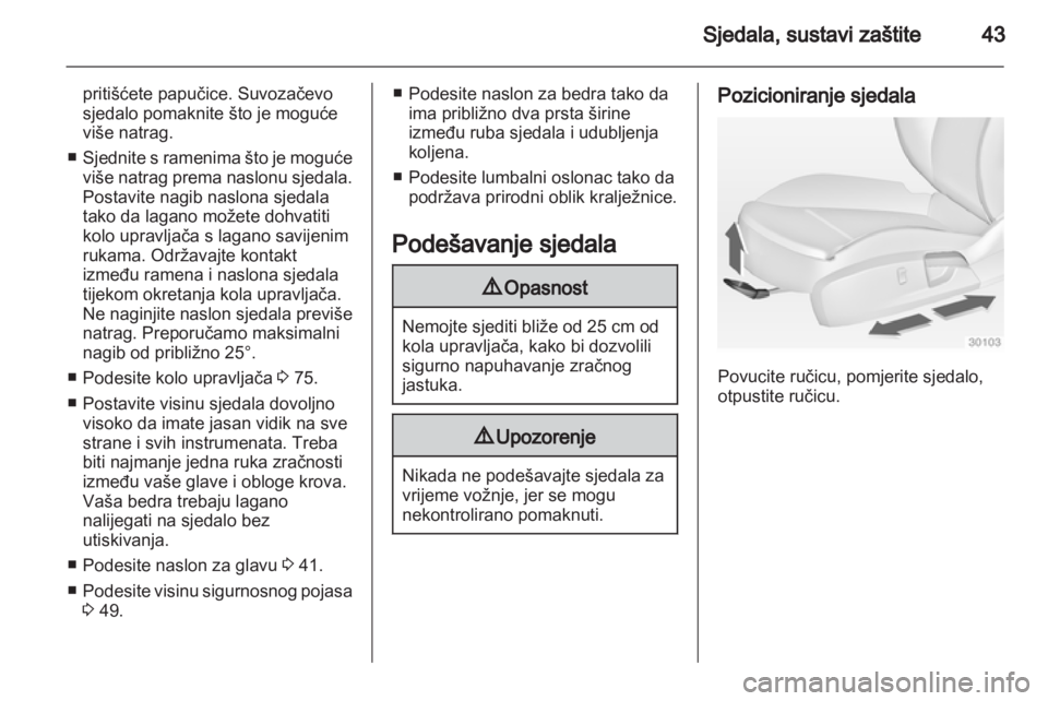 OPEL INSIGNIA 2011  Priručnik za vlasnika (in Croatian) 