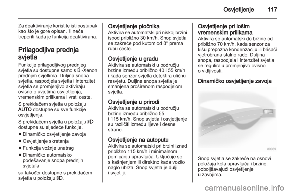 OPEL INSIGNIA 2011.5  Priručnik za vlasnika (in Croatian) 
