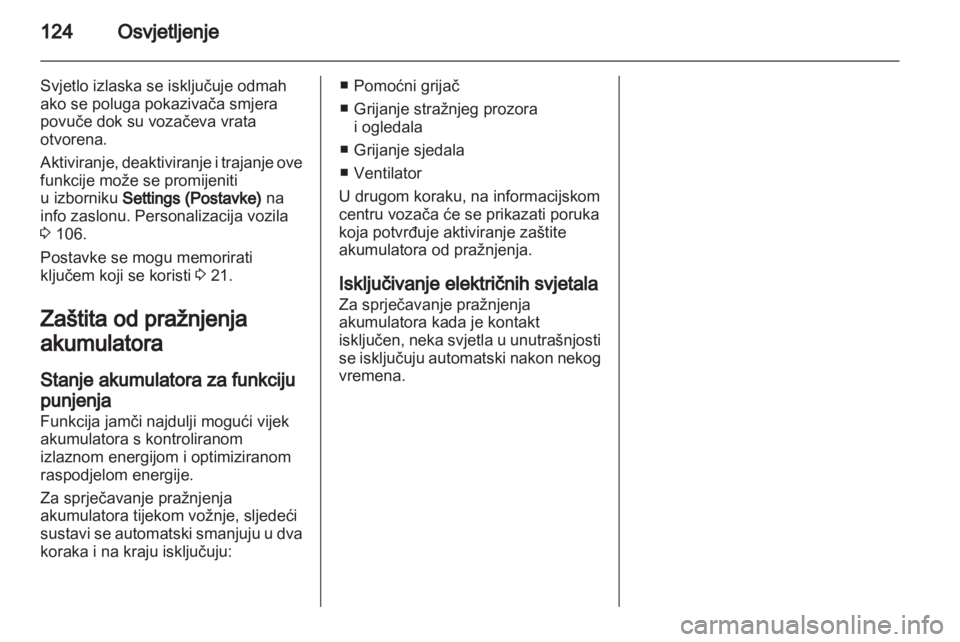 OPEL INSIGNIA 2011.5  Priručnik za vlasnika (in Croatian) 
