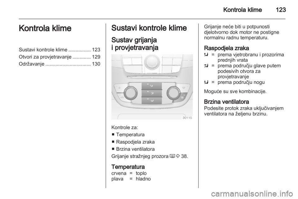 OPEL INSIGNIA 2012  Priručnik za vlasnika (in Croatian) 