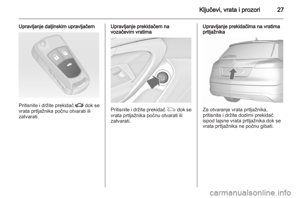 OPEL INSIGNIA 2012  Priručnik za vlasnika (in Croatian) 