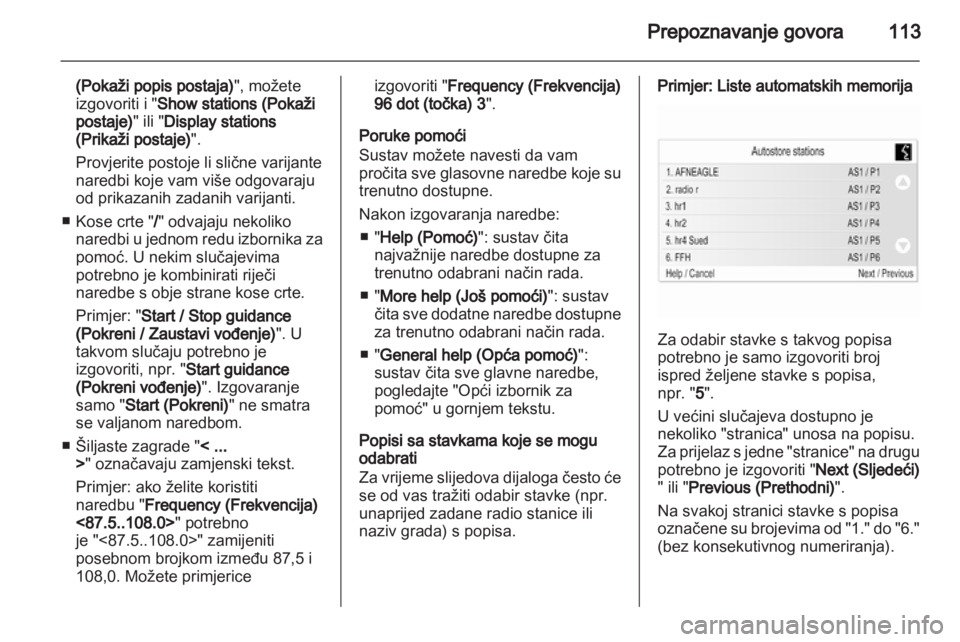 OPEL INSIGNIA 2012.5  Priručnik za Infotainment (in Croatian) 