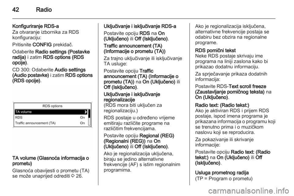 OPEL INSIGNIA 2012.5  Priručnik za Infotainment (in Croatian) 