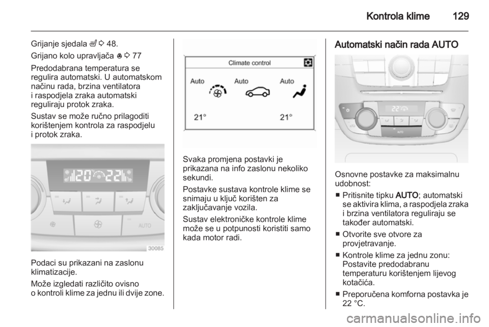 OPEL INSIGNIA 2012.5  Priručnik za vlasnika (in Croatian) 