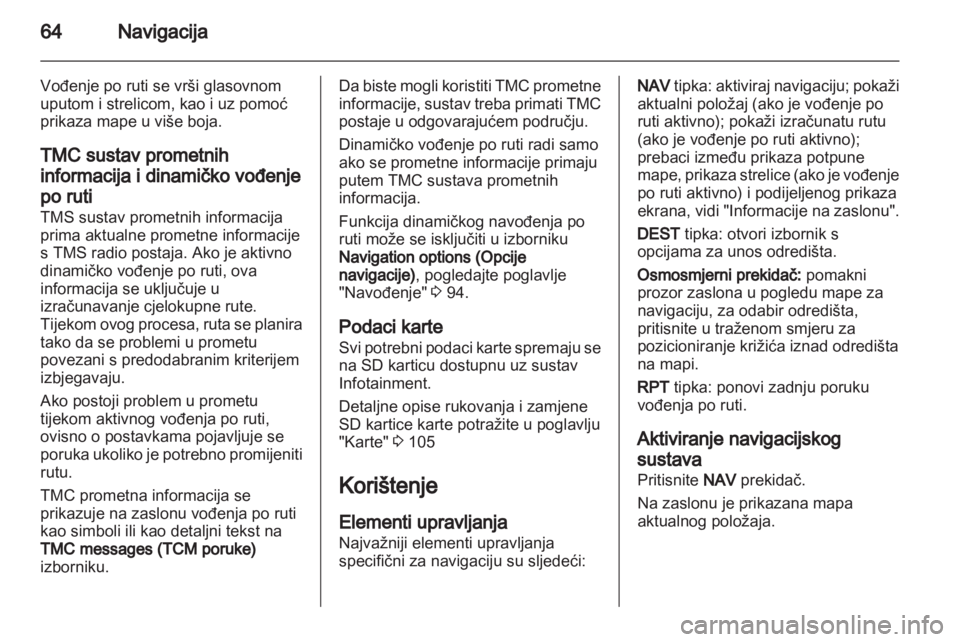 OPEL INSIGNIA 2013  Priručnik za Infotainment (in Croatian) 