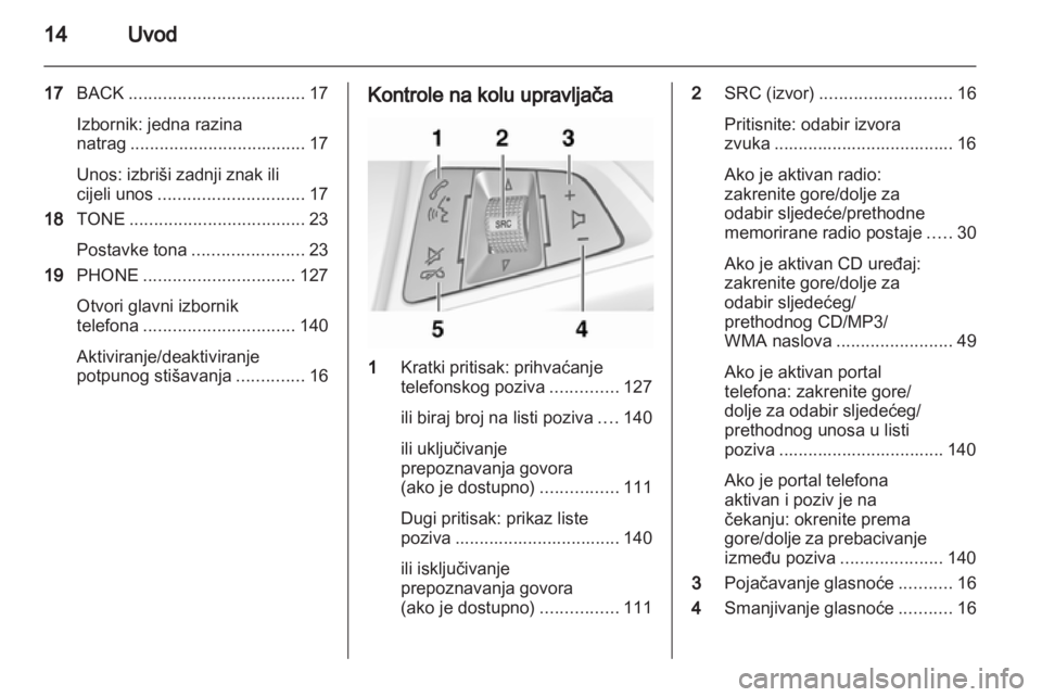 OPEL INSIGNIA 2013.5  Priručnik za Infotainment (in Croatian) 