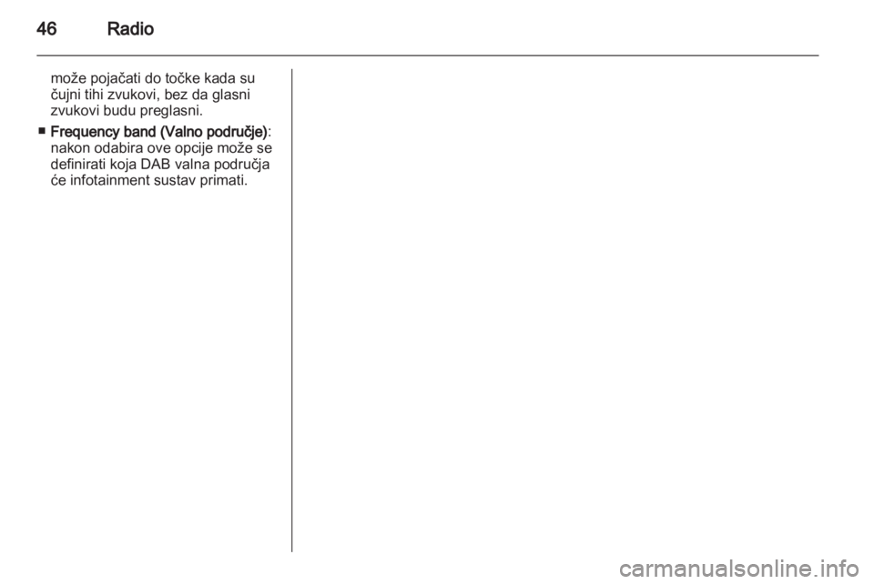 OPEL INSIGNIA 2013.5  Priručnik za Infotainment (in Croatian) 