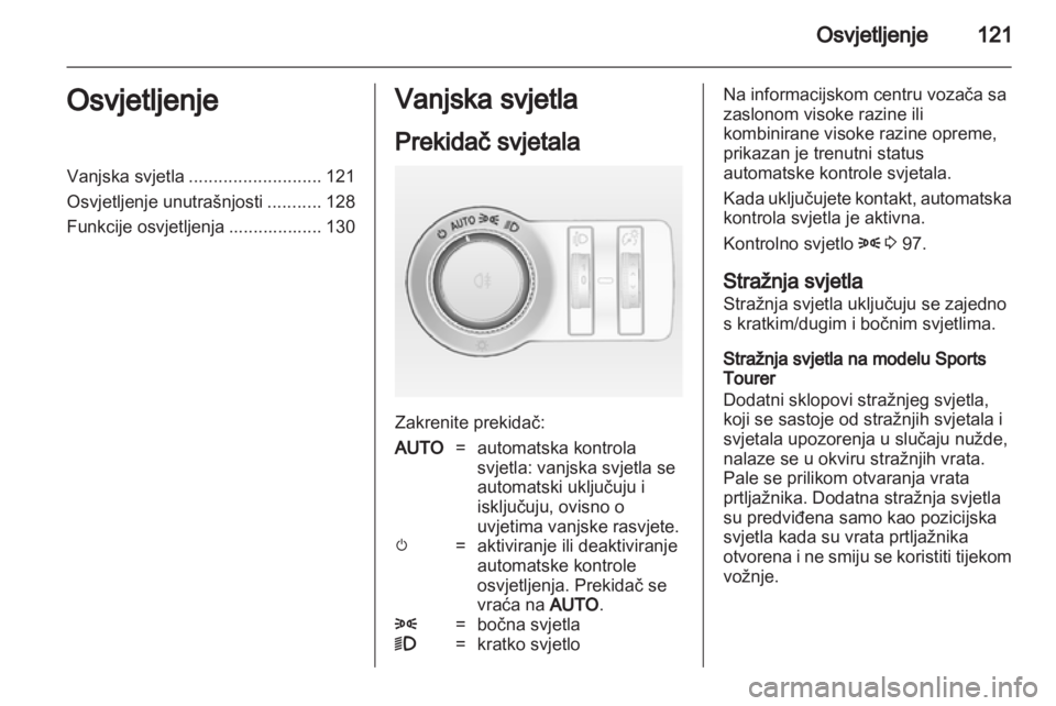 OPEL INSIGNIA 2013.5  Priručnik za vlasnika (in Croatian) 