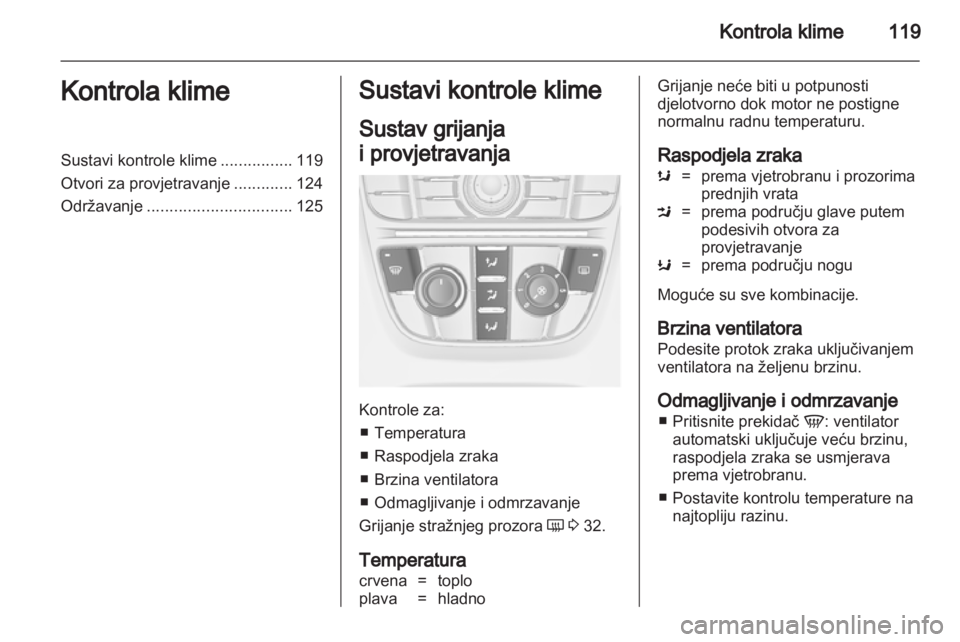 OPEL MERIVA 2011.5  Priručnik za vlasnika (in Croatian) 