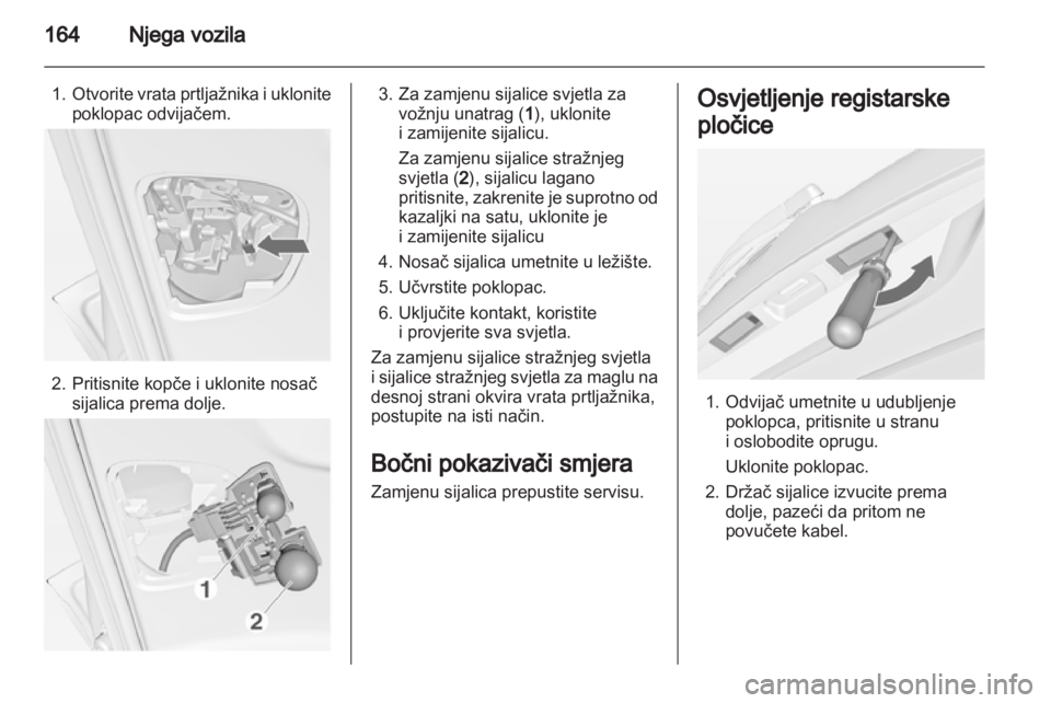OPEL MERIVA 2011.5  Priručnik za vlasnika (in Croatian) 
