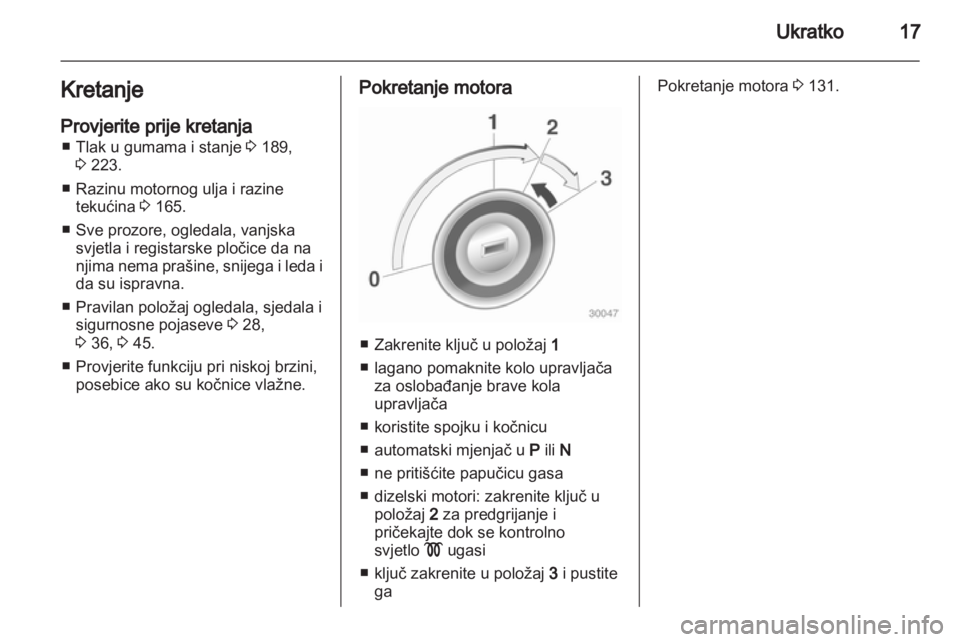 OPEL MERIVA 2013.5  Priručnik za vlasnika (in Croatian) 