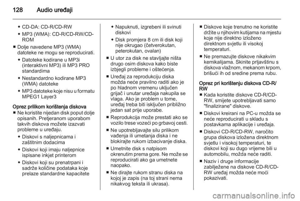 OPEL MOKKA 2013  Priručnik za Infotainment (in Croatian) 