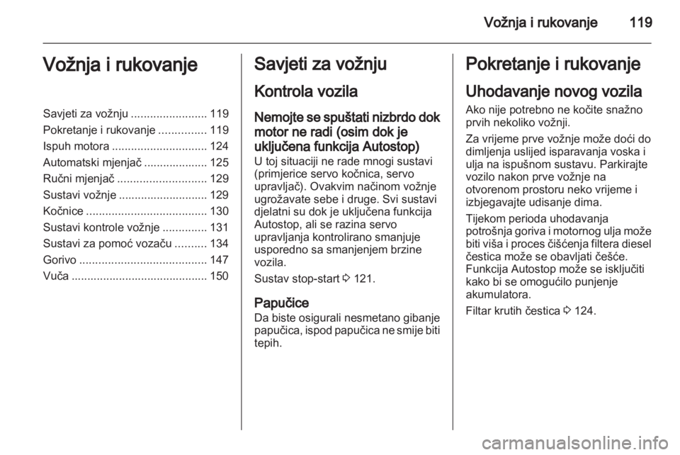 OPEL MOKKA 2013  Priručnik za vlasnika (in Croatian) 