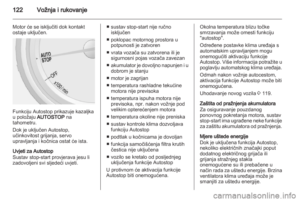 OPEL MOKKA 2013  Priručnik za vlasnika (in Croatian) 