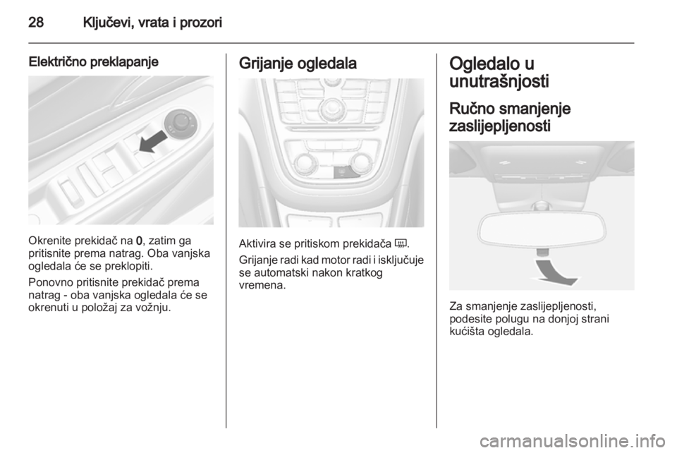 OPEL MOKKA 2013  Priručnik za vlasnika (in Croatian) 