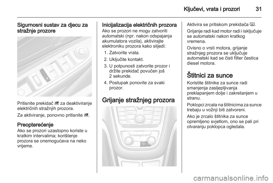 OPEL MOKKA 2013  Priručnik za vlasnika (in Croatian) 