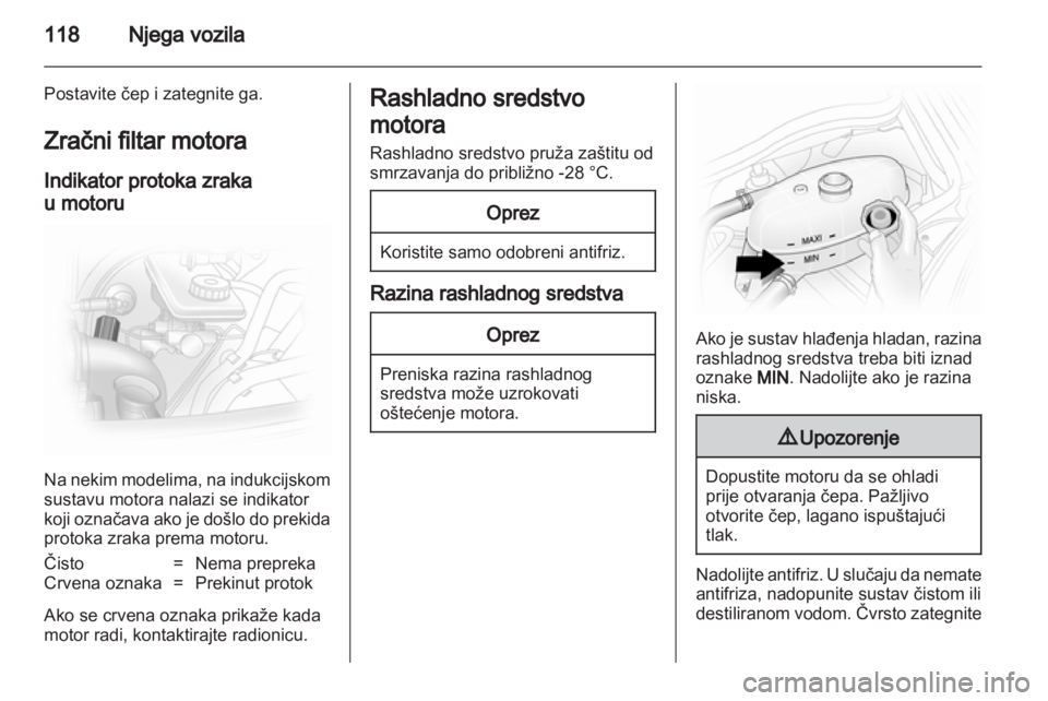 OPEL VIVARO 2011.5  Priručnik za vlasnika (in Croatian) 