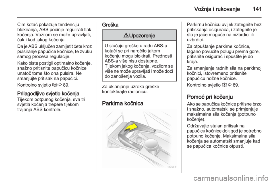 OPEL ZAFIRA 2010.5  Priručnik za vlasnika (in Croatian) 