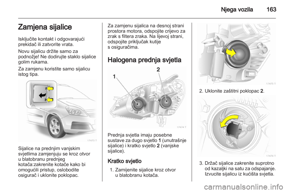 OPEL ZAFIRA 2011.5  Priručnik za vlasnika (in Croatian) 