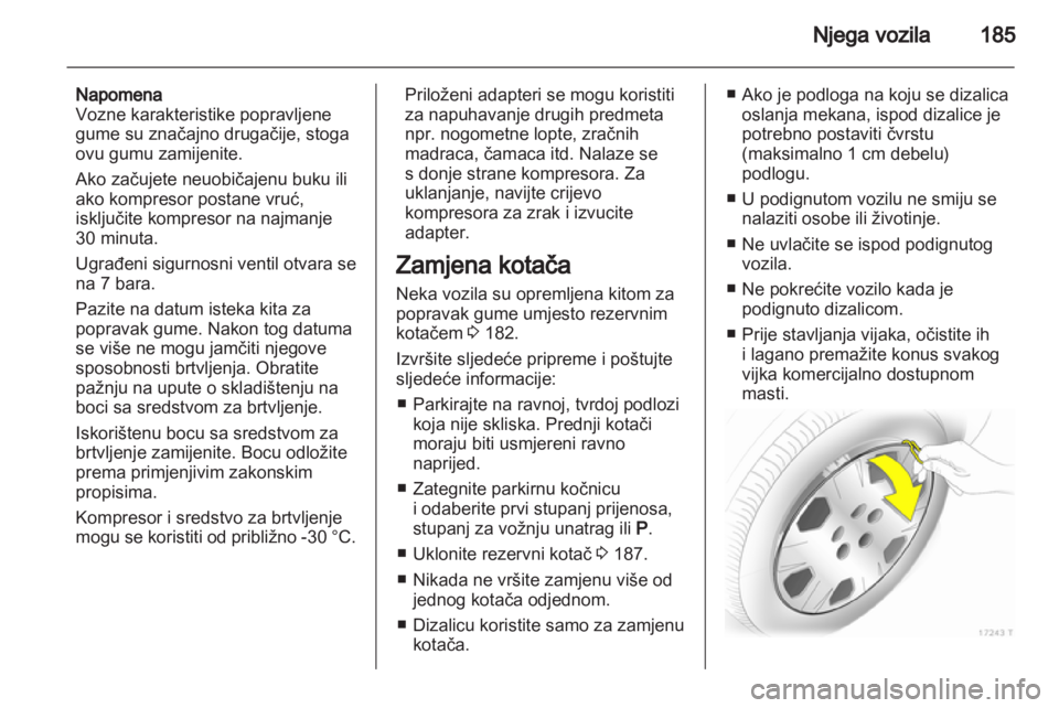 OPEL ZAFIRA 2011.5  Priručnik za vlasnika (in Croatian) 