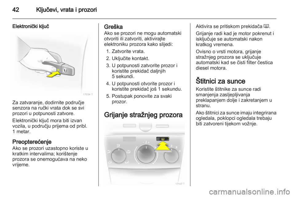 OPEL ZAFIRA 2013  Priručnik za vlasnika (in Croatian) 