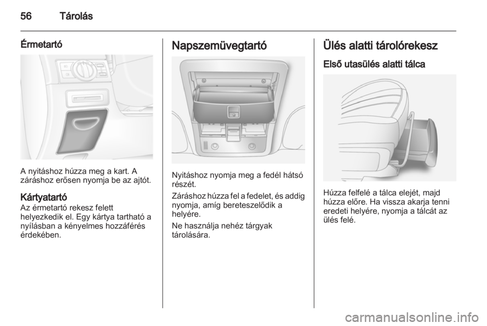 OPEL ANTARA 2012.5  Kezelési útmutató (in Hungarian) 