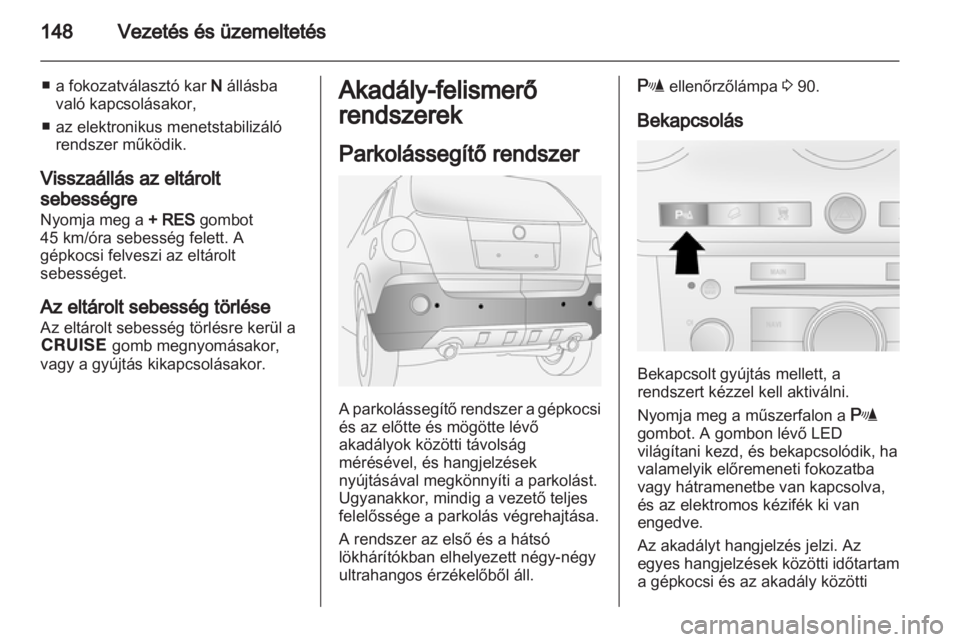 OPEL ANTARA 2013.5  Kezelési útmutató (in Hungarian) 