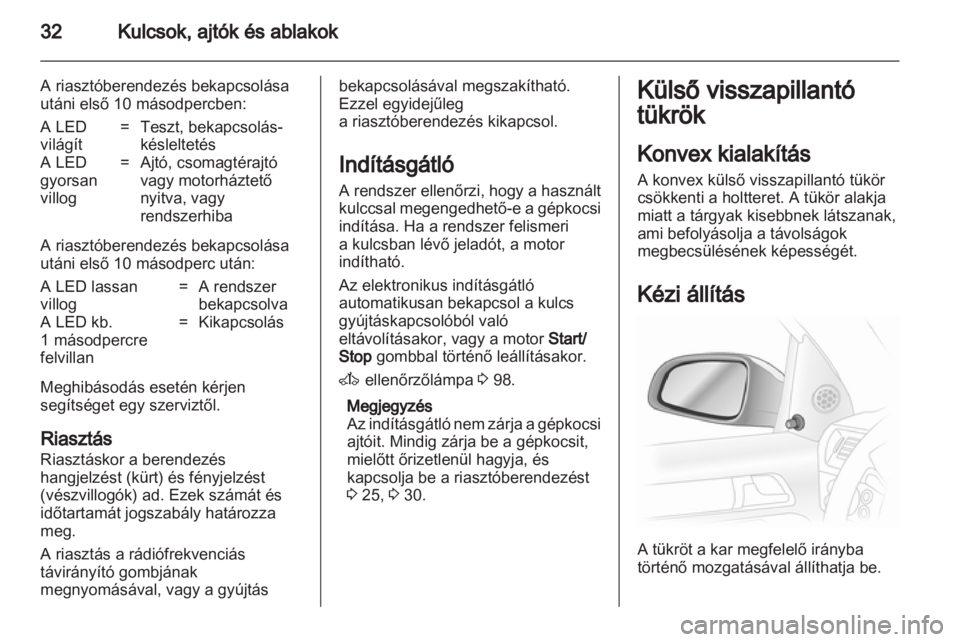OPEL ASTRA H 2011  Kezelési útmutató (in Hungarian) 