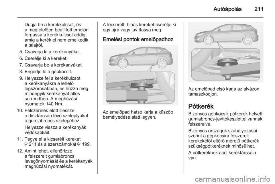 OPEL ASTRA J 2011.5  Kezelési útmutató (in Hungarian) 