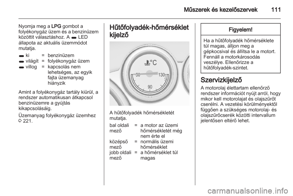 OPEL ASTRA J 2013.5  Kezelési útmutató (in Hungarian) 