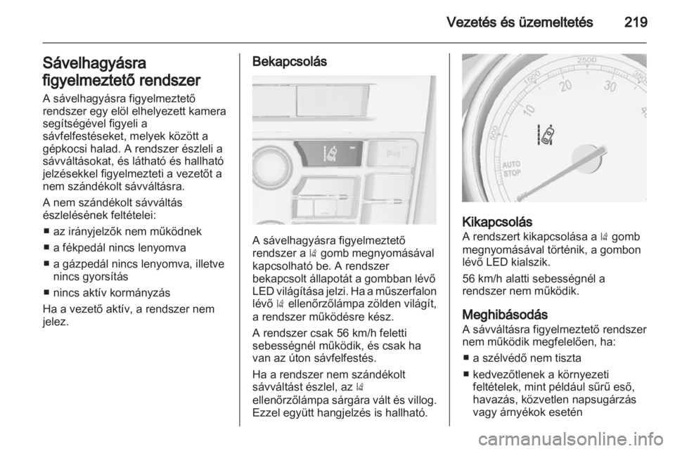 OPEL ASTRA J 2013.5  Kezelési útmutató (in Hungarian) 