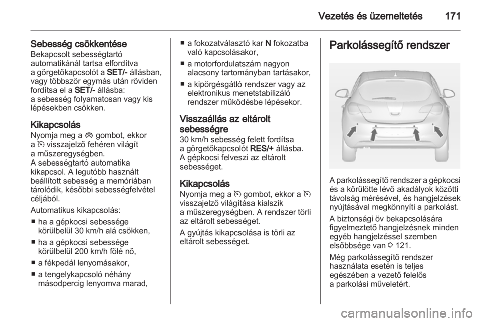 OPEL ASTRA J HB5 & ST 2012.5  Kezelési útmutató (in Hungarian) 