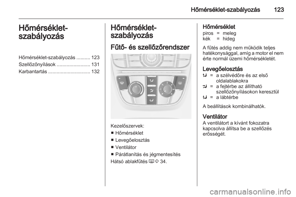 OPEL CASCADA 2013.5  Kezelési útmutató (in Hungarian) 