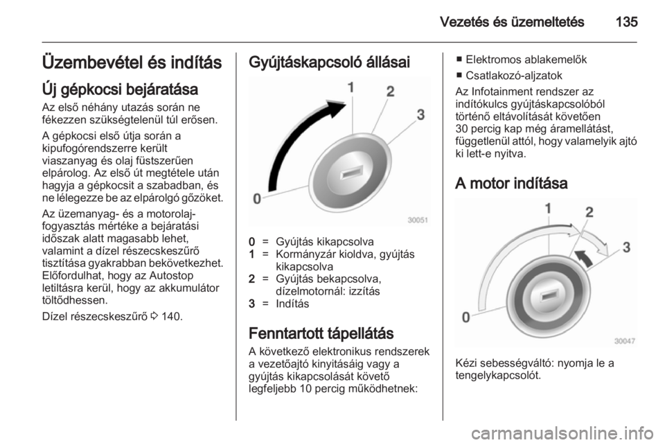 OPEL CASCADA 2013.5  Kezelési útmutató (in Hungarian) 