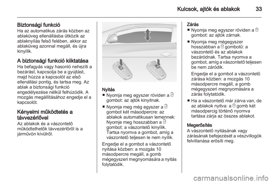 OPEL CASCADA 2013.5  Kezelési útmutató (in Hungarian) 