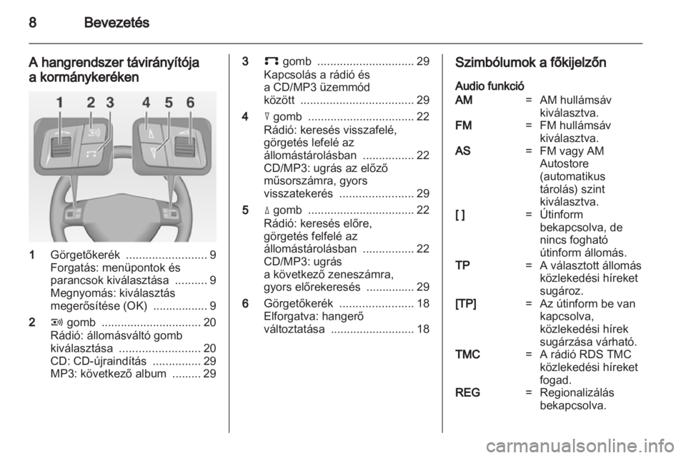 OPEL CORSA 2010.5  Infotainment kézikönyv (in Hungarian) 