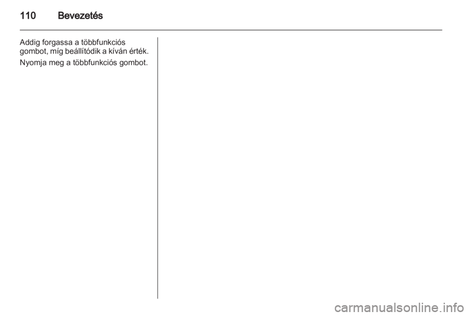 OPEL CORSA 2013.5  Infotainment kézikönyv (in Hungarian) 