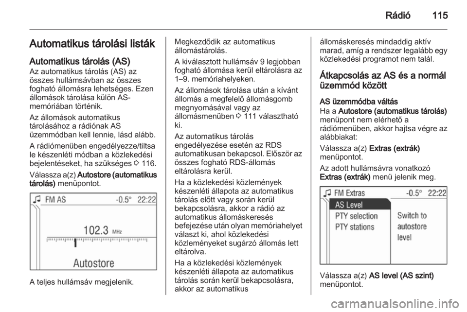 OPEL CORSA 2013.5  Infotainment kézikönyv (in Hungarian) 