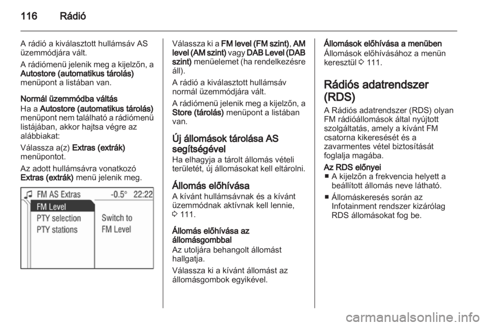 OPEL CORSA 2013.5  Infotainment kézikönyv (in Hungarian) 