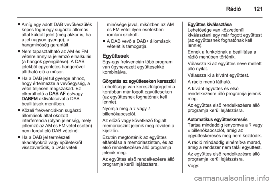 OPEL CORSA 2013.5  Infotainment kézikönyv (in Hungarian) 