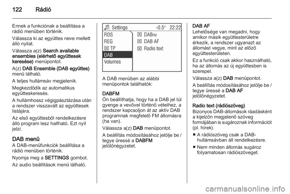 OPEL CORSA 2013.5  Infotainment kézikönyv (in Hungarian) 