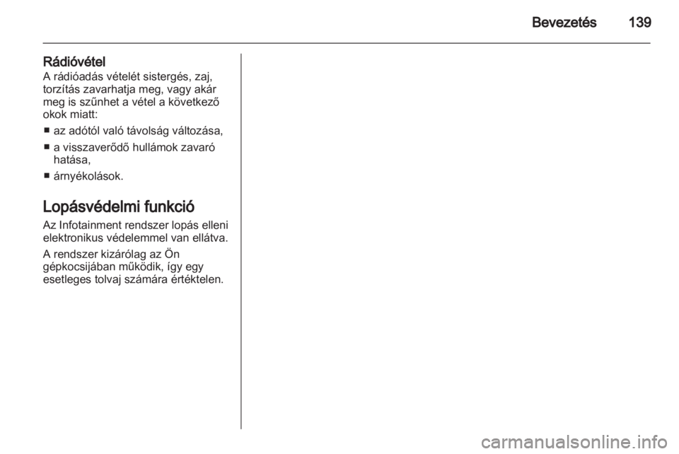 OPEL CORSA 2013.5  Infotainment kézikönyv (in Hungarian) 