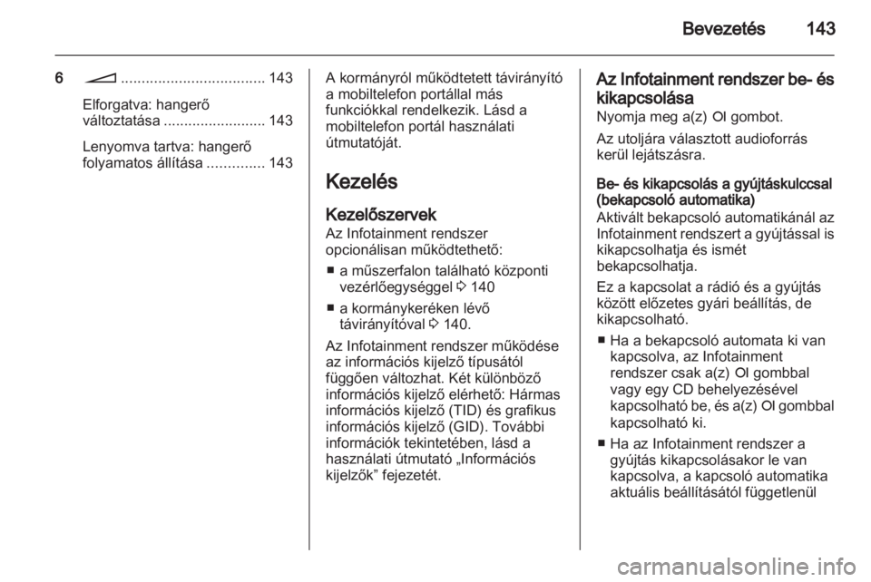 OPEL CORSA 2013.5  Infotainment kézikönyv (in Hungarian) 