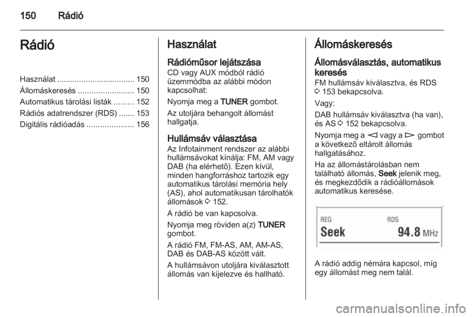 OPEL CORSA 2013.5  Infotainment kézikönyv (in Hungarian) 